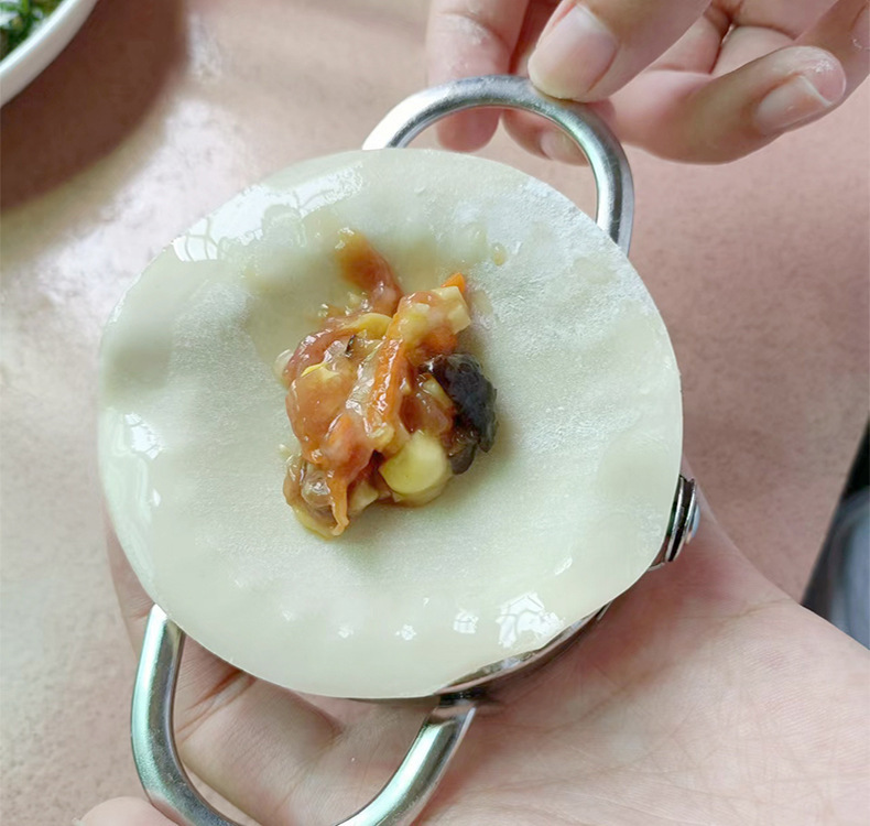 304ステンレス餃子器家庭用餃子皮神器9.5 7.5cm直径オプション餃子型|undefined