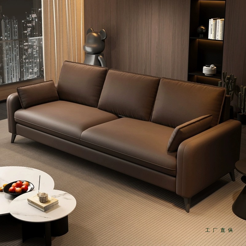 Sofa Small Apartment Living Room 2025 New Office Rest Area Reception Rental Room B&B Three-Seat Small Sofa