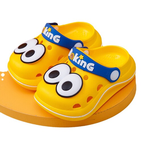 Children's Slippers for Boys and Girls, Summer Beach Shoes, Baby Holes Slippers, Home Slippers for Girls, Soft Sole Anti-Slip Slippers