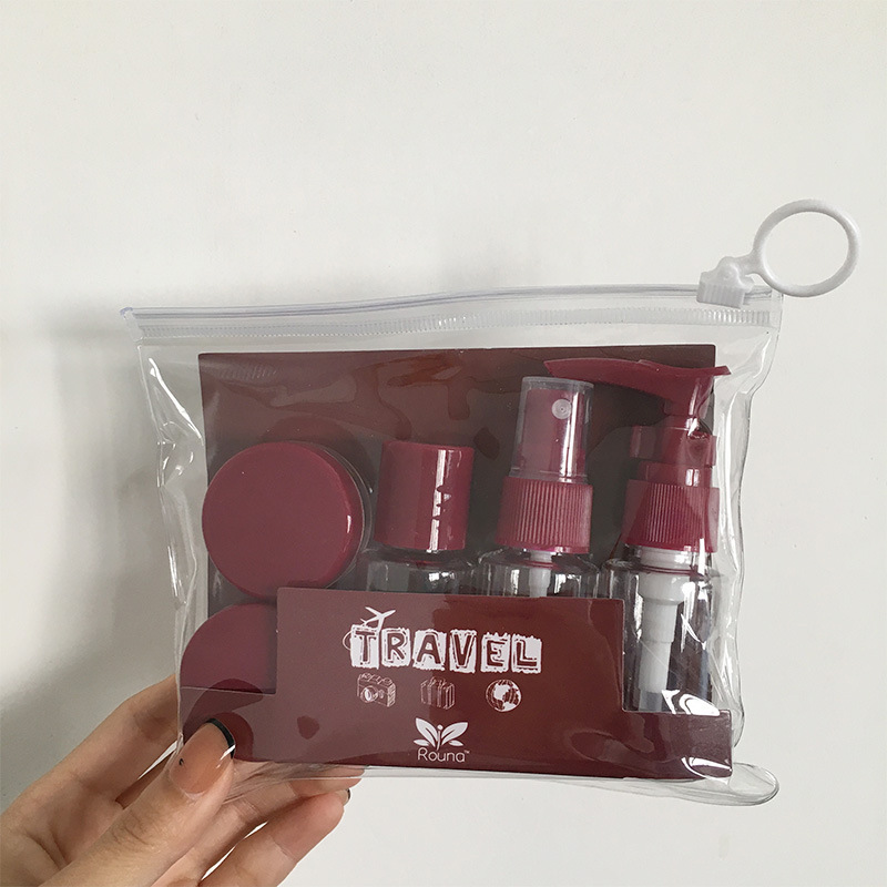 Traje de sub-embalaje de viaje sub-botella Traje de almacenamiento portátil de 6 piezas Loción en aerosol botella vacía 30ml al por mayor