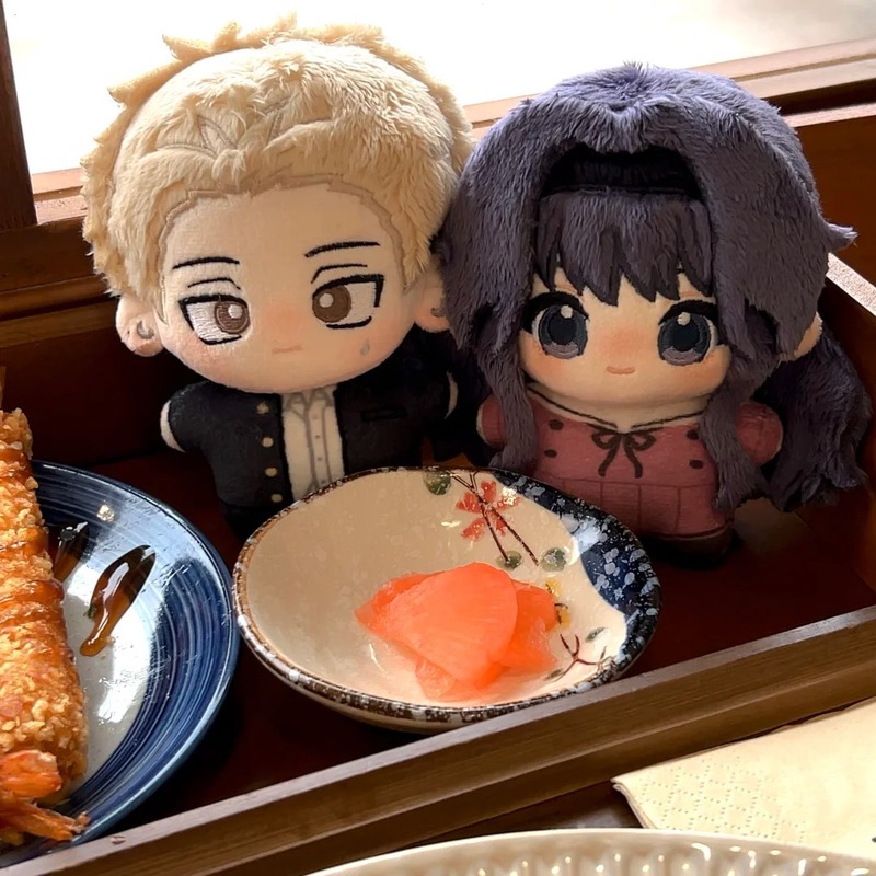 Japanese Anime Fragrant Flowers Blooming Gracefully Fan Merchandise Rintarou and Kuri Kaoru 10cm Cute Plush Toys Japanese Anime Fragrant Flowers Blooming Gracefully Fan Merchandise Rintarou and Kuri Kaoru 10cm Cute Plush Toys