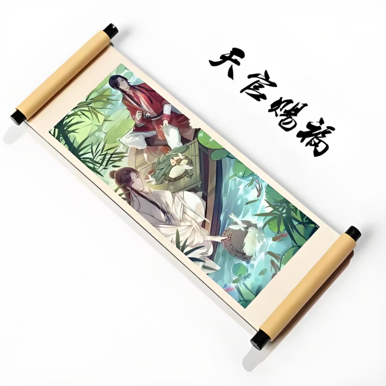 Customized Scroll Refrigerator Magnets, Antique-Style Decoration, Museum Edict Scroll Refrigerator Magnets, Chinese-Style Cultural and Creative Gifts, Custom-Made