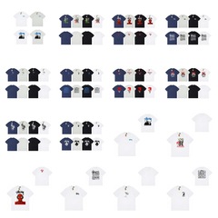 クロスボーダースポット stussy2025 ステューシー半袖夏トレンディブランドプリントラウンドネックヨーロッパとアメリカの男性と女性の T シャツ
