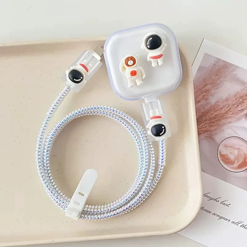 Защитный чехол для Apple, зарядное устройство, белый «астронавт», 20W