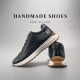 Comfortable Pioneer Guangzhou Handmade Shoes Genuine Leather Fashion Vintage Casual Shoes Forrest Gump Shoes Men's Authentic Cowhide Men's Shoes