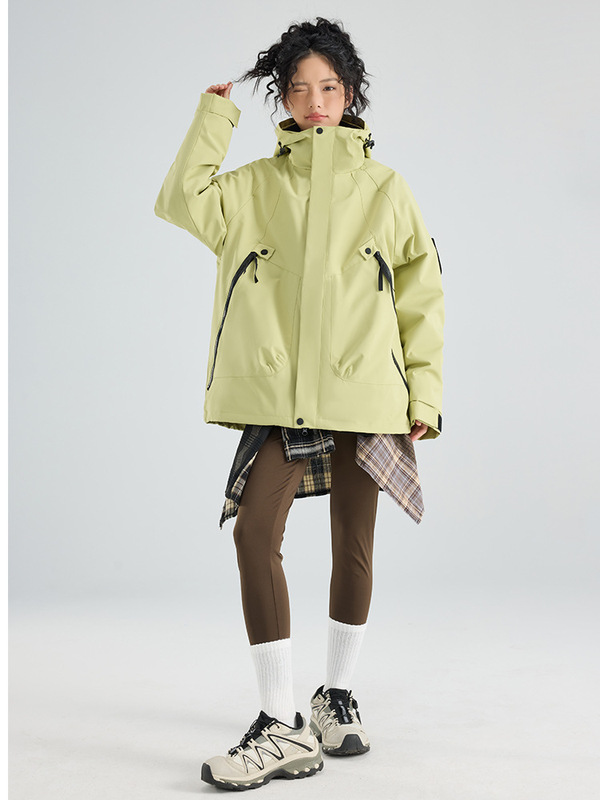 ジャケット スリーインワン 取り外し可能 メンズ ジャケット 防風 防水 ソフトシェル 登山ジャケット レディース カスタム ロゴ|undefined