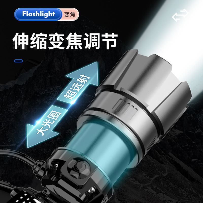 Pantalla eléctrica digital faro blanco láser larga resistencia fuerte luz faro aleación de aluminio al aire libre inducción reflector