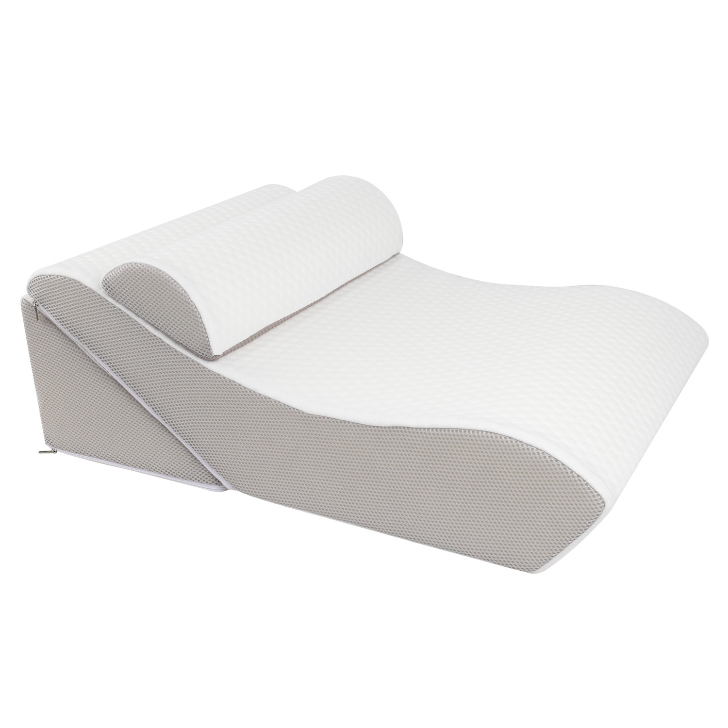 Cojín lateral de explosión transfronteriza almohada de cintura triángulo desmontable cojín de cabecera de cama esponja lentamente elástica respaldo de cintura