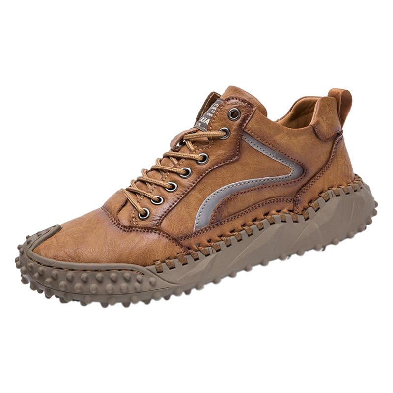 Transfronterizo 202 0,4 mil millones de Senshu transfronterizo más el tamaño de los zapatos casuales de los hombres zapatos casuales de cordones diarios de los hombres