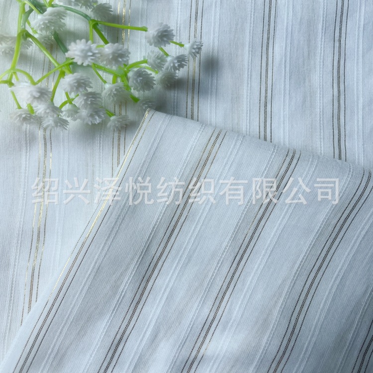 全棉条纹金丝布 春夏女装童装 连衣裙吊带衫 睡衣家居服