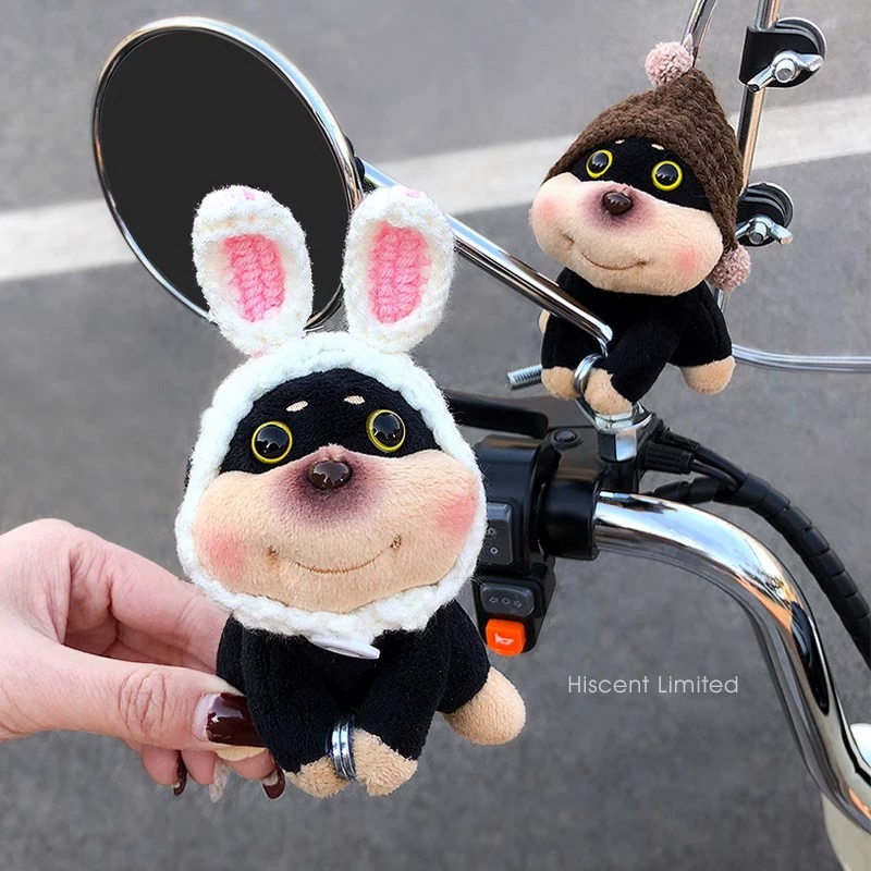 Креативные магнитные притяжения электромобили куклы украшения куклы пчелы щенок аккумуляторная батарея мотоцикл зеркало заднего вида подвеска женщина