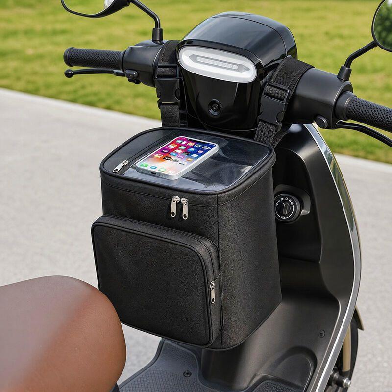 Large waterproof front bag for electric scooters, motorcycle storage box, raincoat storage box, electric vehicle rear box