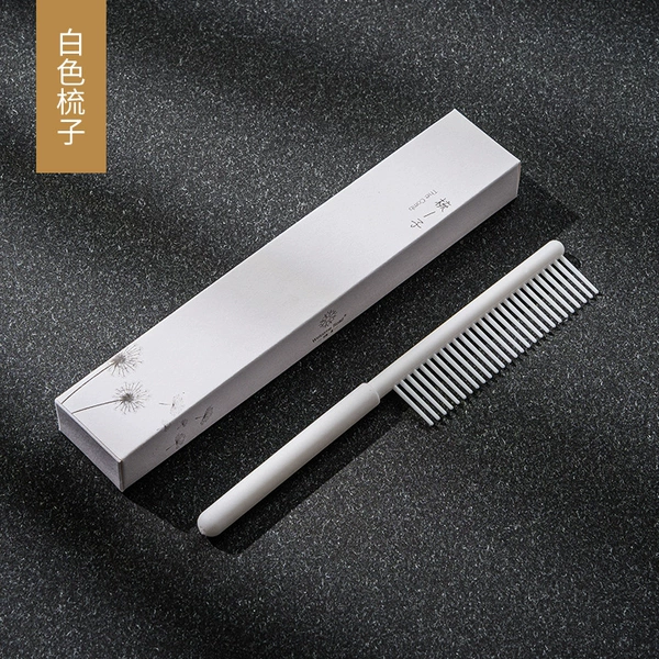 Special white paper box hair comb