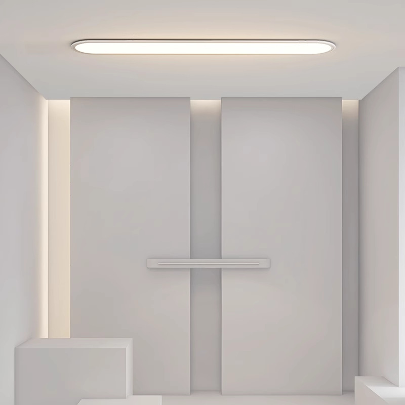 Lámpara de pasillo de espectro completo de Preh, luz de techo de protección ocular de balcón de alta pantalla, luz de pasillo de pasillo de guardarropa de tira larga ultrafina