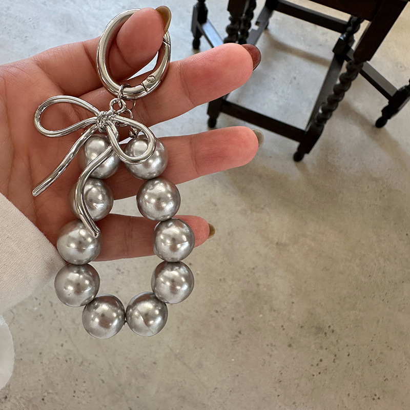23g Weight Bag Pendant, Keychain Classification 1 Piece Quantity Holiday, Banquet, Travel Occasion Resin Material Bow Knot Pattern Plating Design Casual, Elegant, Lady Style 1 Piece Casual Elegant Lady Bow Knot Resin Plating Bag Pendant Keychain 13