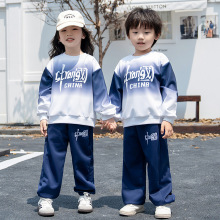 2025国庆演出新款亲子装儿童秋装中国风套装情侣装新款男女童套装