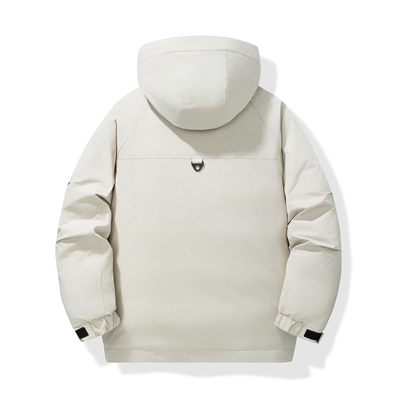 Men's Down Jacket Winter Warm Hooded Windproof Casual Coat_voghion.com