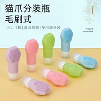 Силиконовая бутылочка для дозирования Cat Claw, 90 мл, креативная бутылочка для очищения лица, набор для путешествий, набор для дозирования, бутылочка для хранения лосьона для очищения лица