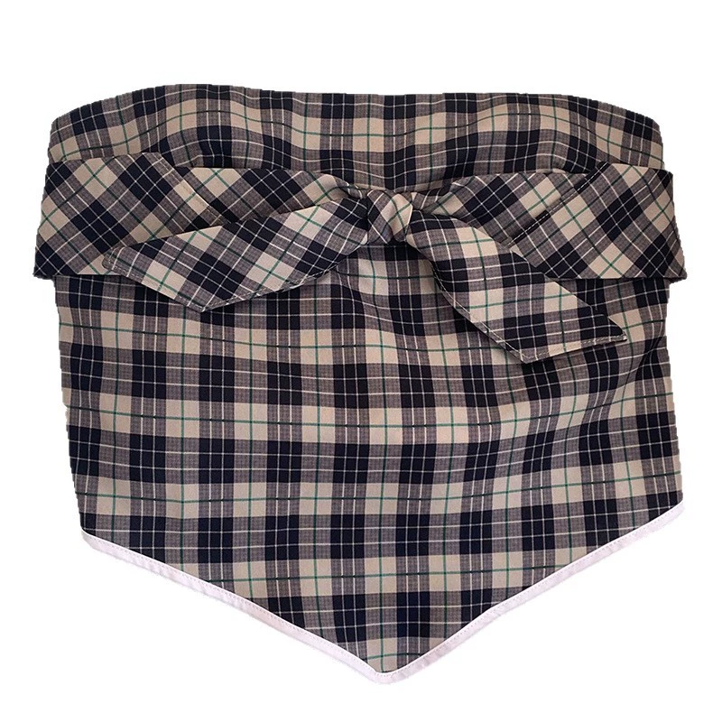 Летний топ-бандо, короткий бюстье топ, майка, без бретелек, slim fit