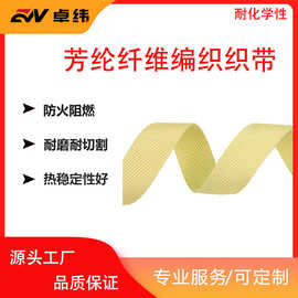 源头厂家可定制1~8MM防火阻燃耐磨耐切割耐高温芳纶高强度织带