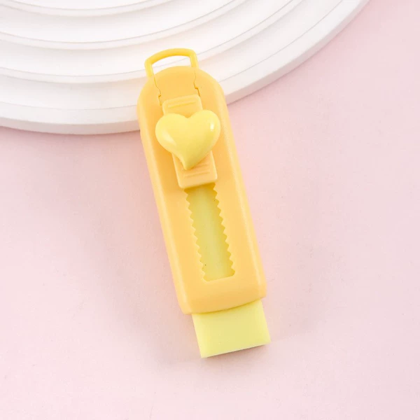 Push-pull rubber/love style-yellow