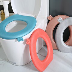 EVA防水トイレマット、四季通用トイレシート、粘着式家庭用トイレシートカバー、防水厚手