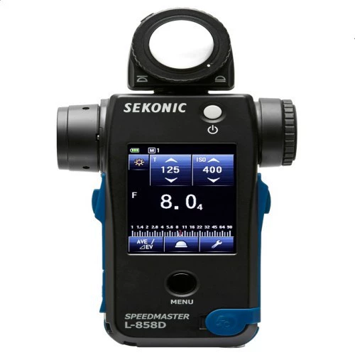 SEKONIC Sekonics L-858D Super Flash с измерением длительности вспышки и высокоскоростными возможностями.