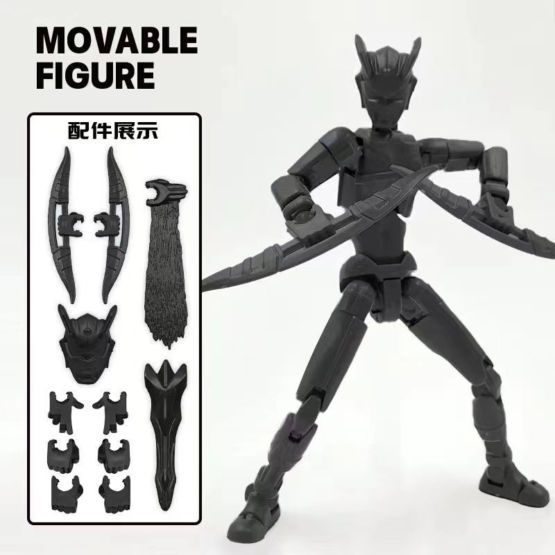 제로 5세대 퓨어블랙 [손 6개 + 무기 4개 + 헬멧]