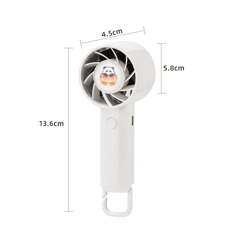 ハンドヘルド小型ファンミニ USB 充電式学生デスクトップターボファンギフト屋外キャンプ高速ファン|undefined
