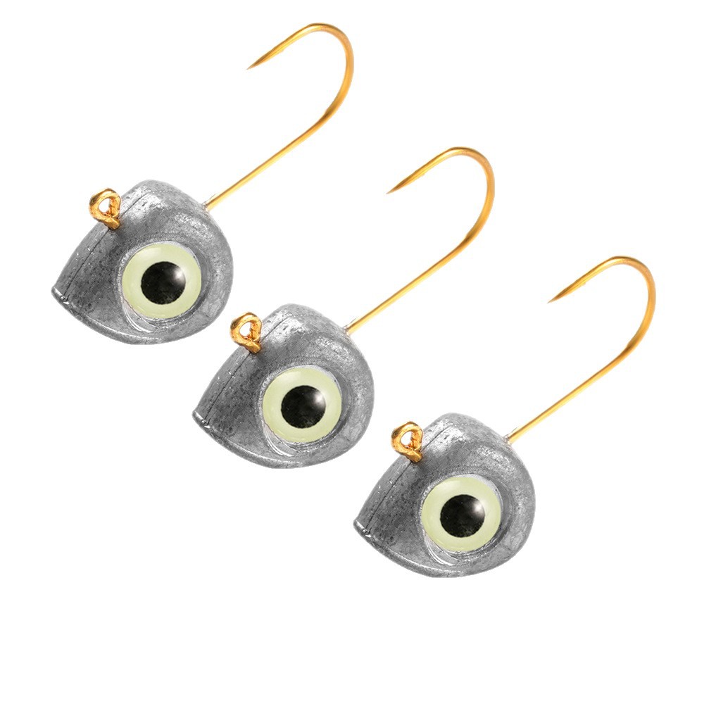 Micro -led head hook luminous 3D fish -eye root fishing hook…
