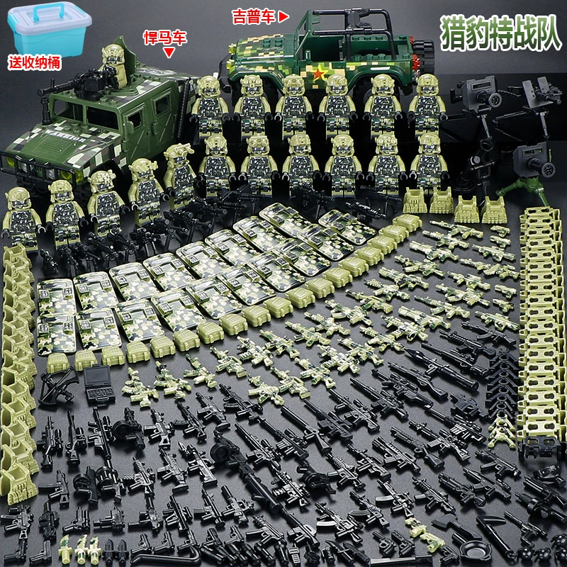 Конструктор с минифигурками (Lego) — военные и полиция, солдаты, техника и аксессуары, наборы