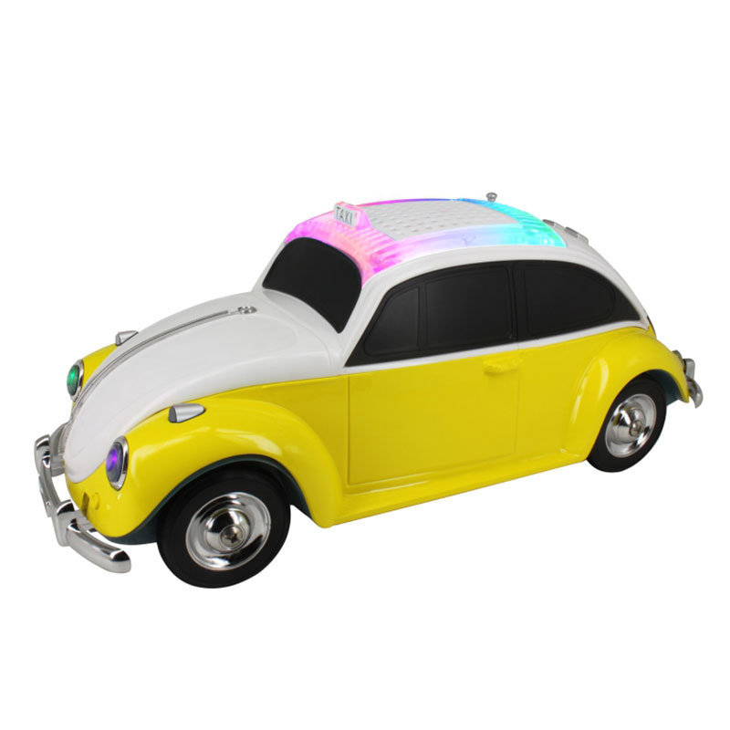 comercio exterior regalos transfronterizos graves escarabajos modelo de coche sonido bluetooth hogar multi-modo de reproducción altavoces juguetes