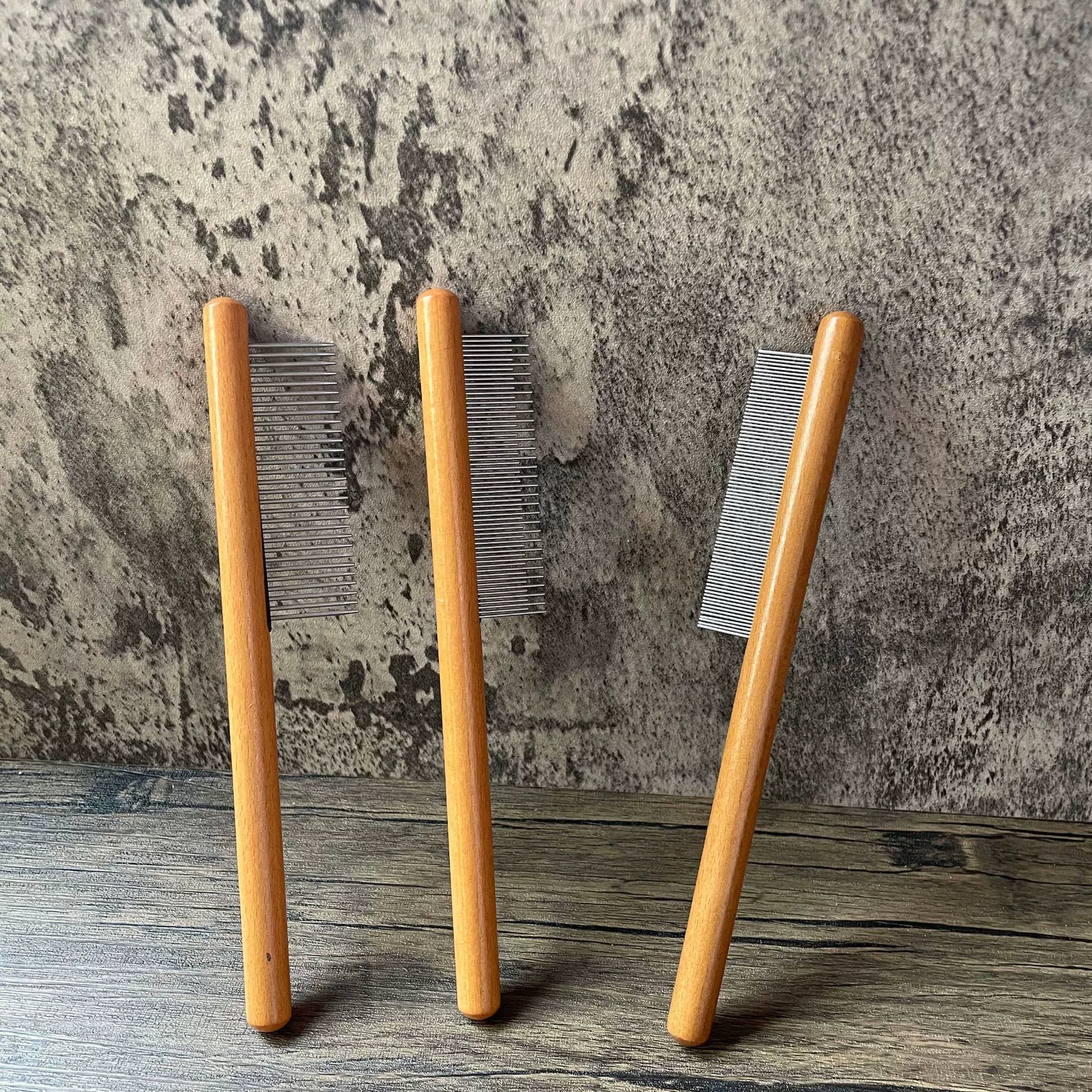 Очиститель шерсти домашних животных, расческа для кошек для удаления плавающих волос, расческа с узлом, расческа для кошек и собак, расческа для домашних животных из цельного дерева и артефакт для удаления волос