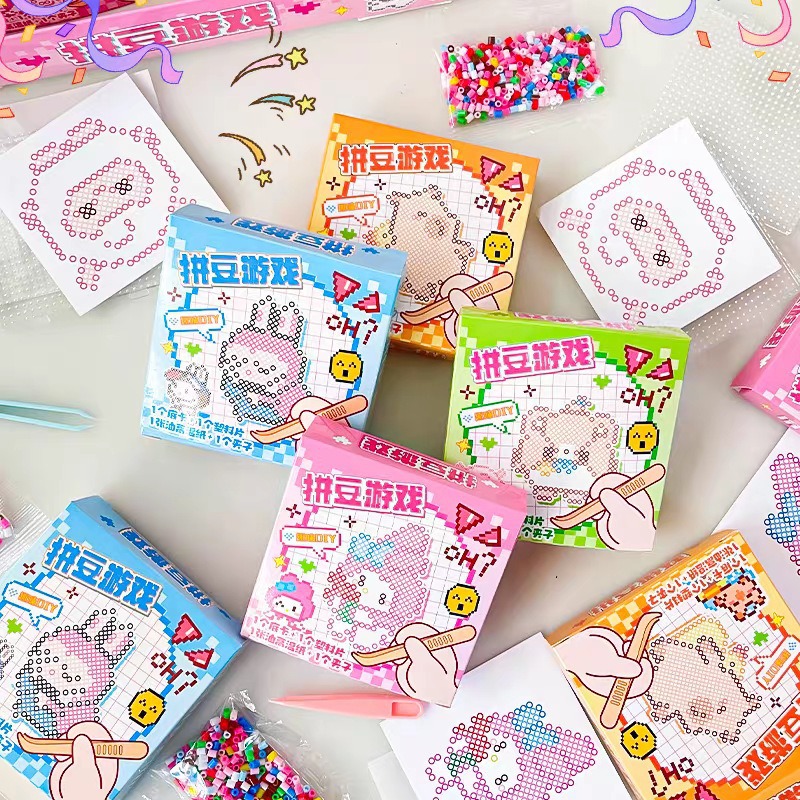 4 cajas de material de frijoles