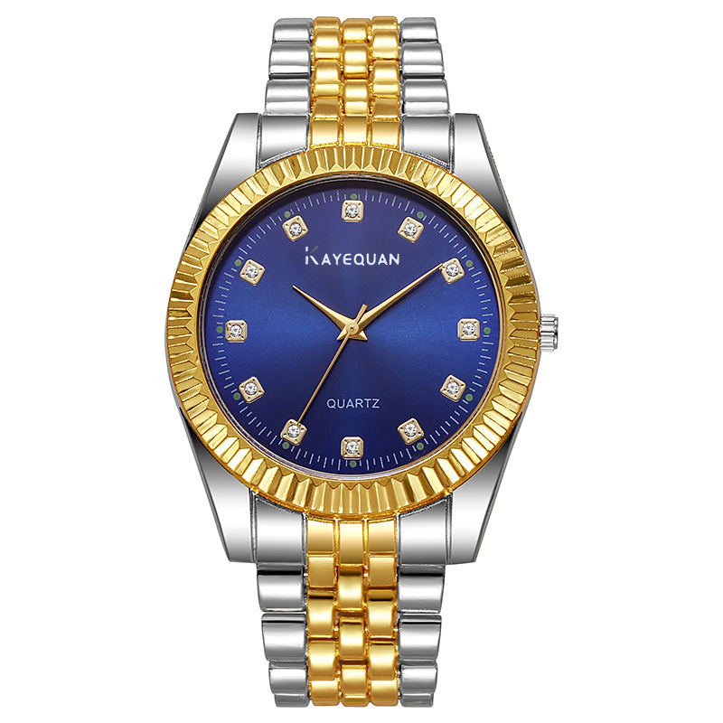 2025 transfronterizo explosión hombre reloj conjunto de reloj de cuarzo de negocios moda versátil reloj de pareja fábrica al por mayor