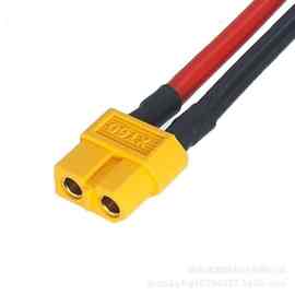 现货正品XT60航模电源插头连接延长线30A大电流锂电池转接充电线