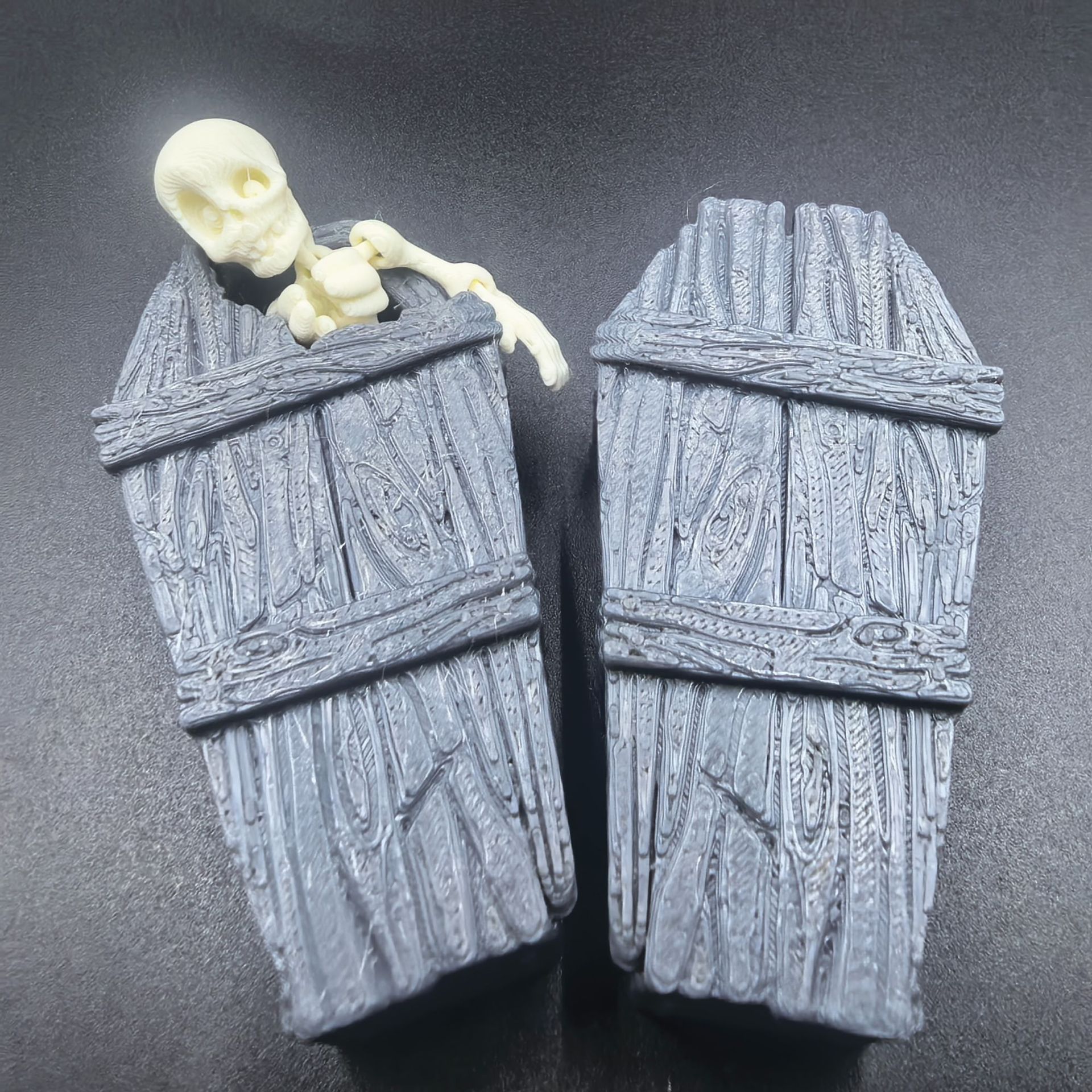 Adornos de Halloween impresos en 3D transfronterizos, calavera, momia, adornos creativos de escritorio, juguetes de regalo de Nochebuena