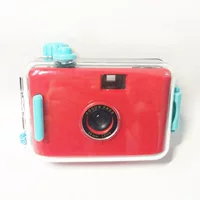 Red protective sophisticated camera for students, 35mm, Birthday gift