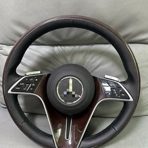 Suitable for Mercedes steering wheel modification and upgrade, multi-color mahogany assembly, Maybach Butterfly new model-221 mahogany