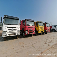 豪沃后八轮自卸车出口375马力矿用工程车  右驾驶舱渣土车厢货车