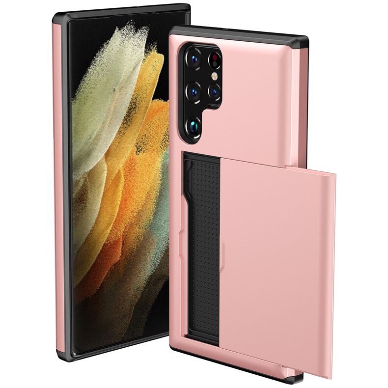 Suitable for Samsung S26Ultra Mobile Phone Case, S24 Sliding Cover Card Insertion Two-In-One Wallet, 25Plus Protective Case Customization Suitable for Samsung S26Ultra Mobile Phone Case, S24 Sliding Cover Card Insertion Two-In-One Wallet, 25Plus Protective Case Customization