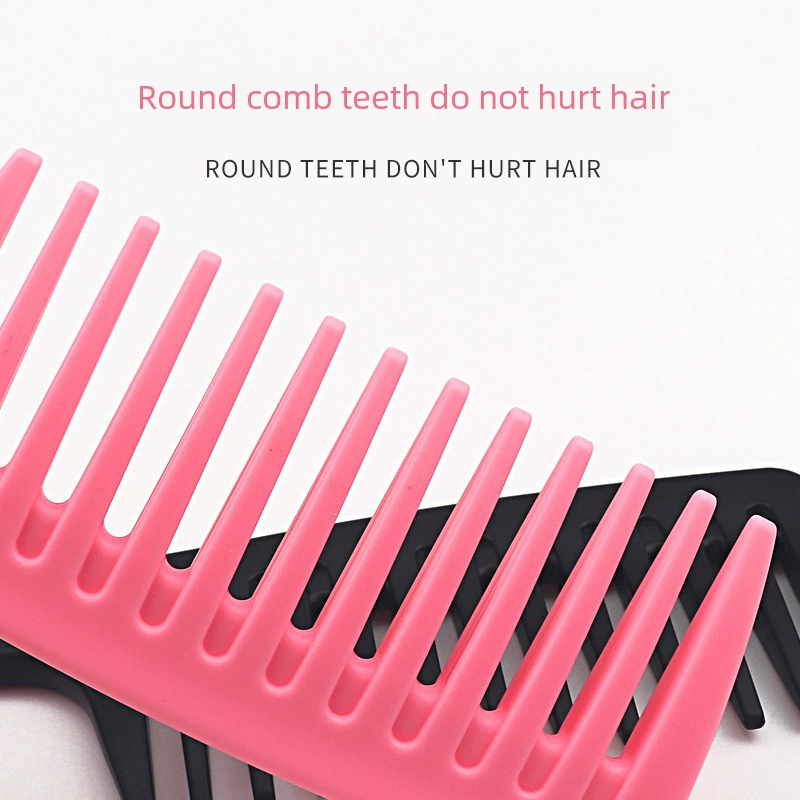  thick knife comb, wide-toothed home female hair combination, no knot anti-static plastic hair comb