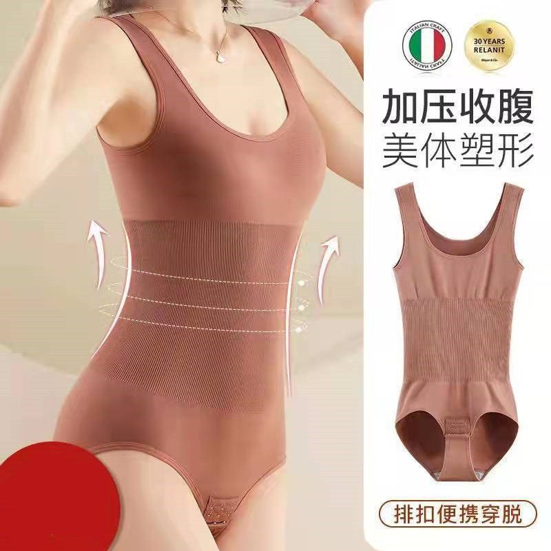 Foreign trade plus size reinforced plastic one-piece corset belly contracting waist seamless one-piece body shaping belly contracting tight belly shaping pants