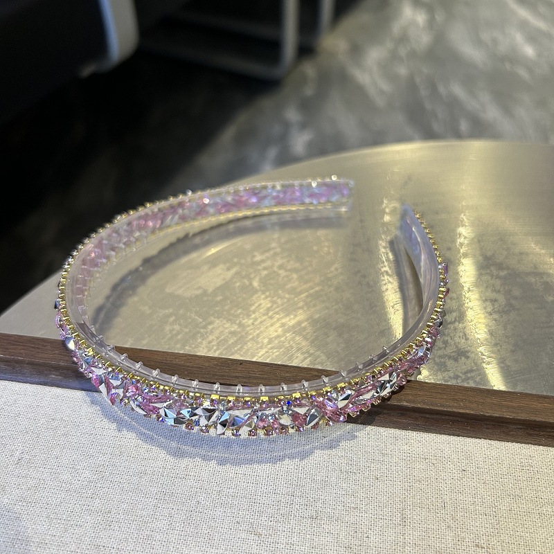 120g Weight Hair Band Hair Accessories Type 1 Piece Quantity Holiday, Daily Occasion Crystal Material Geometric Pattern All Seasons Season Women's Gender Vintage Style, Simple Style Style Vintage Style Simple Style Women's Geometric Crystal Hair Band 21