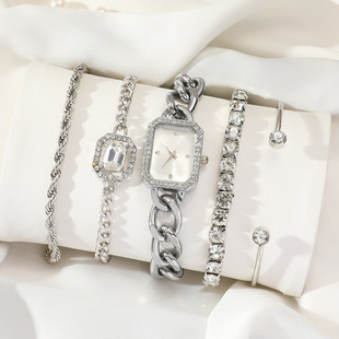 5pcs/setŮʿ�ճ��߼��荔�����䓎�ʯӢ�ֱ�������b�ֱ�5����