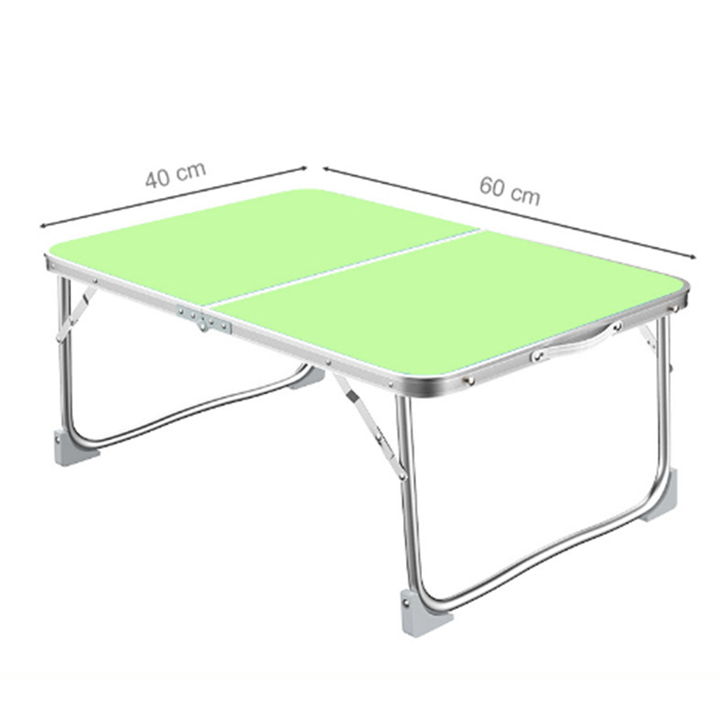 Aleación de aluminio mesa para computadora portátil cama mesa plegable de doble uso mesa perezosa dormitorio de estudiantes mesa de estudio fábrica al por mayor