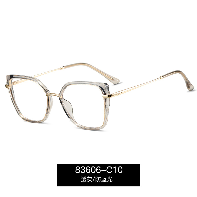 83606 nuevas gafas anti-luz azul damas simple ojos miopes con grados de moda marcos de gafas de color gradiente