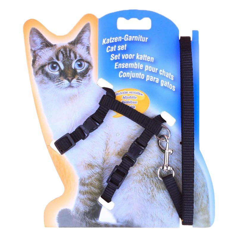 Фабрика Direct Pet тяговый трос кошка нейлон I-word Тяговый нагрудный ремень кошка цепочка товары для домашних животных оптом