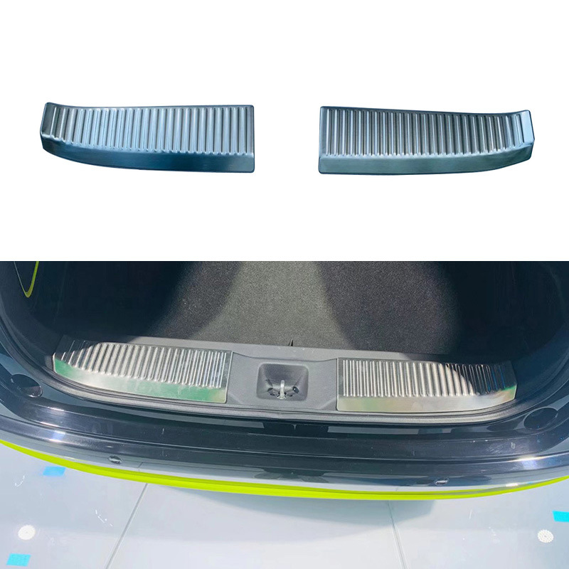 Adecuado para 22 Qizhi interior y exterior tablero de guardia trasera vezel tablero de guardia trasera tronco tablero decorativo pegatinas lentejuelas pedal