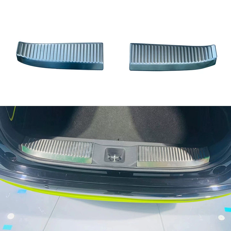 Подходит для 22 моделей внутренней и внешней задней защитной пластины Binzhi Задняя защитная пластина VEZEL, защитная пластина багажника, декоративная педаль с пайетками